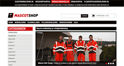 Desktop Screenshot of mascotshop.nl